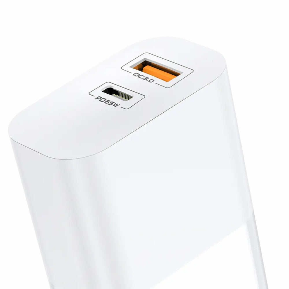 ASPOR GAN CHARGER A851 65W QC3.0 WALL CHARGER MULTI PORT USB