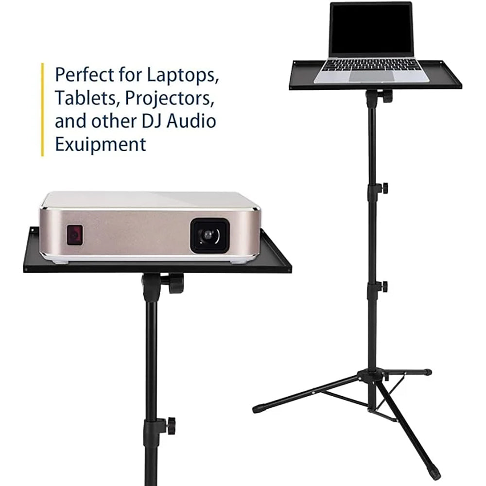 PORTABLE PROJECTOR AND LAPTOP STAND TABLE TRIPOD (HEIGHT ADJUSTABLE 45-120CM)