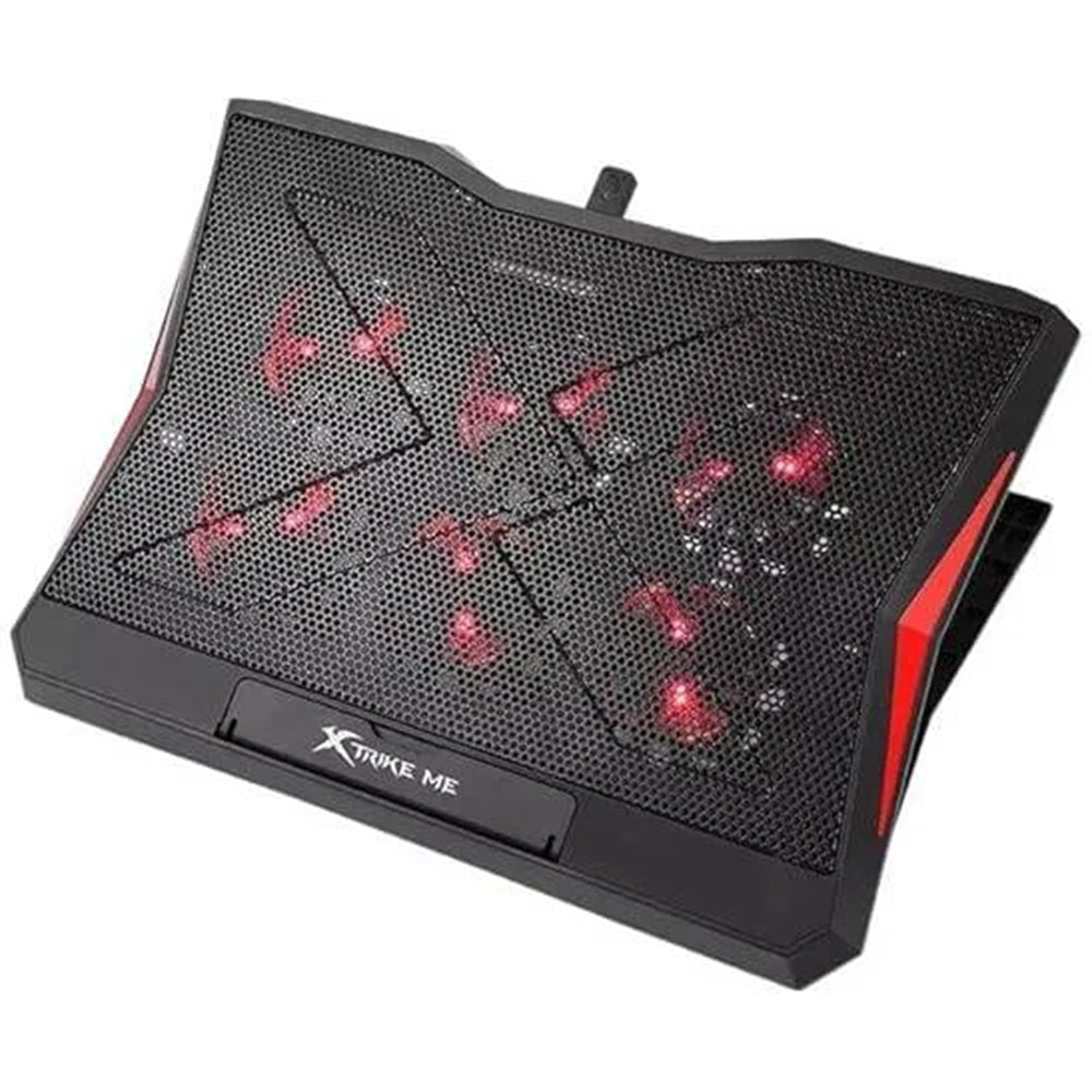 XTRIKE ME FN811 LAPTOP COOLING PAD 6 FANS 2 USB PORTS SUPPORT 17 INCH