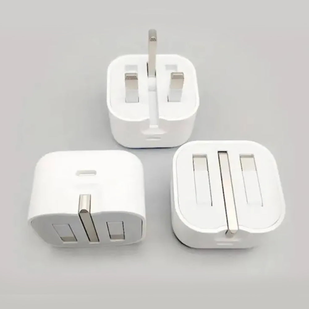 25W Iphone Usb-C Pd Power Adapter Charger 3 Pin (Uk Pin)