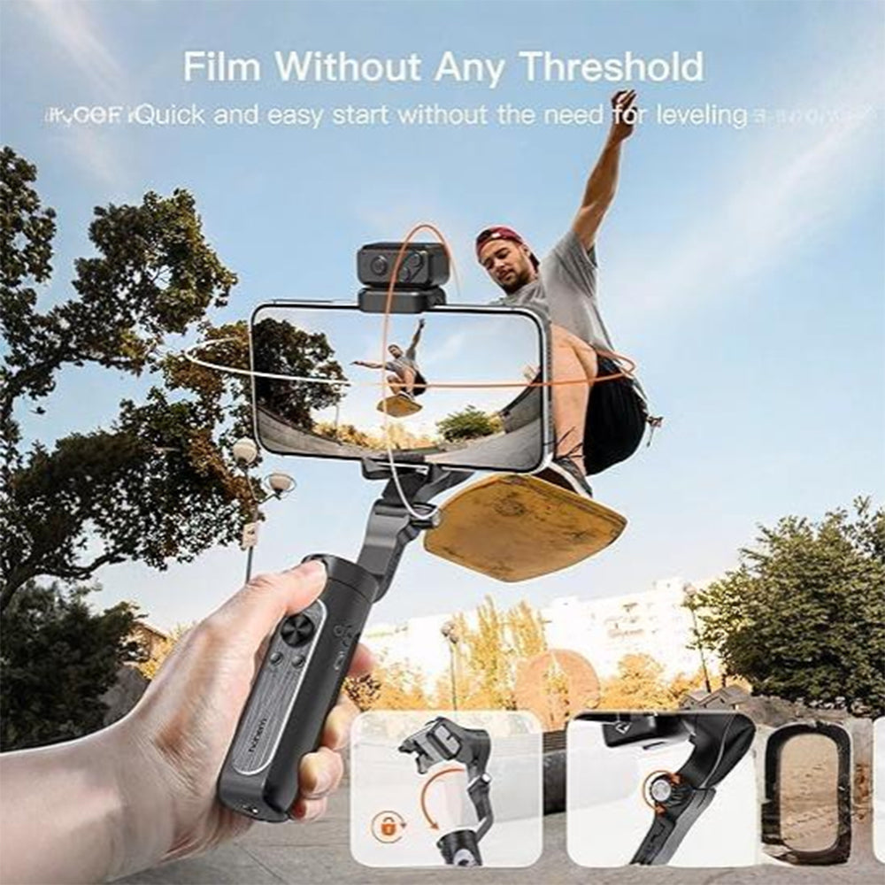 I STEADY XE 3 AXIS HANDHELD GIMBAL STABILIZER FOR SMARTPHONES-BLACK