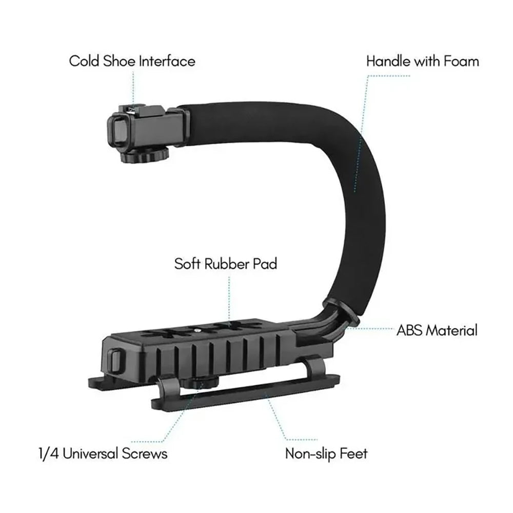 AY-49U U SHAPED VIDEO MAKING HANDHELD STABILIZER KIT