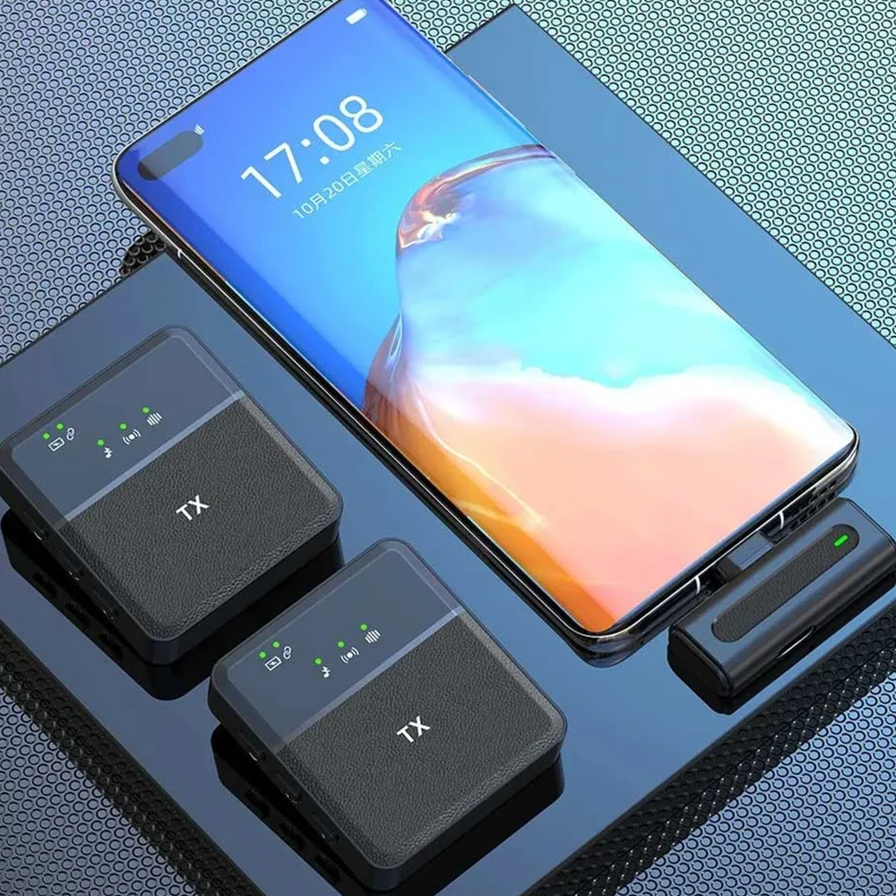 SX8 TYPE-C SINGLE PROFESSIONAL LAVALIER WIRELESS MICROPHONE FOR INTERVIEW, VLOG, LIVE MIC NOISE REDUCTION