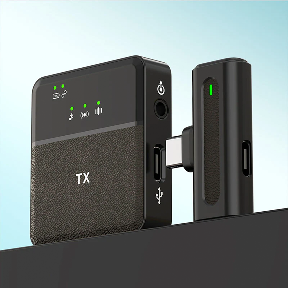 SX8 TYPE-C SINGLE PROFESSIONAL LAVALIER WIRELESS MICROPHONE FOR INTERVIEW, VLOG, LIVE MIC NOISE REDUCTION