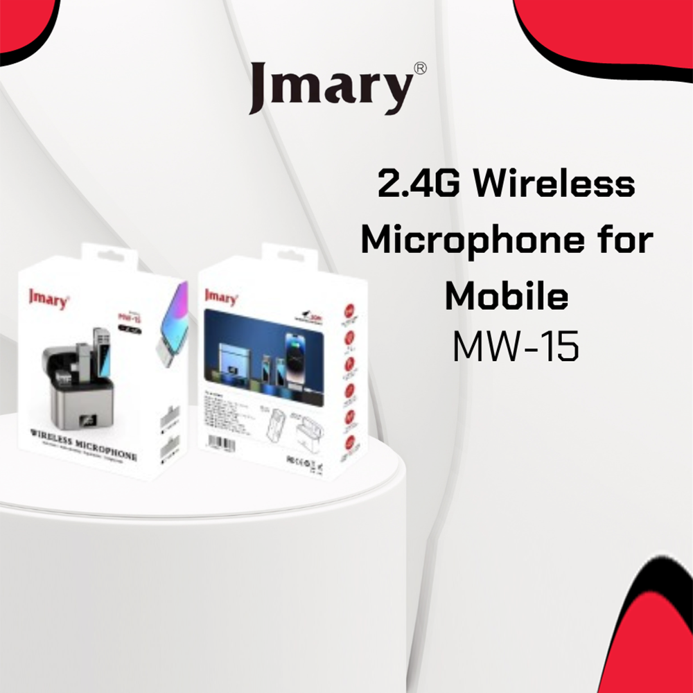 JMARY MW-15 2.4G WIRELESS MICROPHONE FOR MOBILE TYPE C