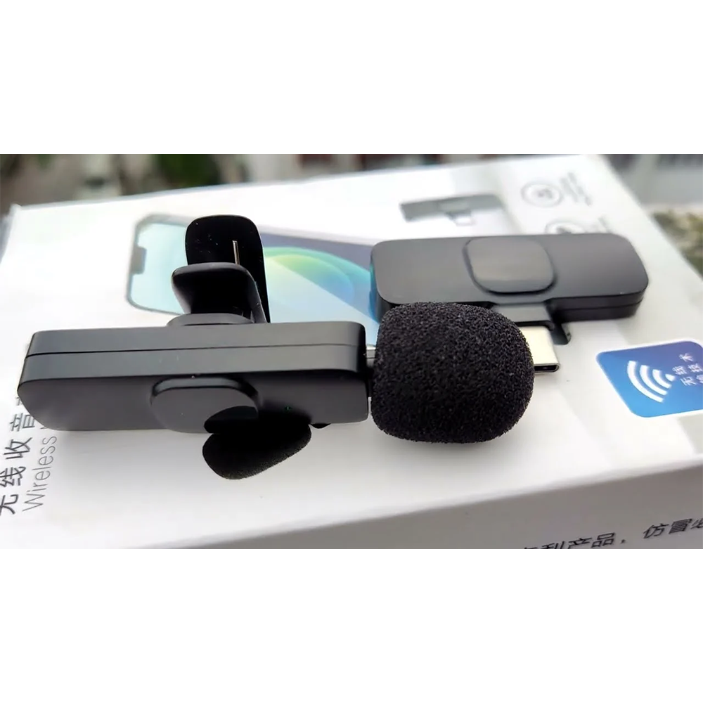 K8 Collar Wireless Microphone Type C Supported