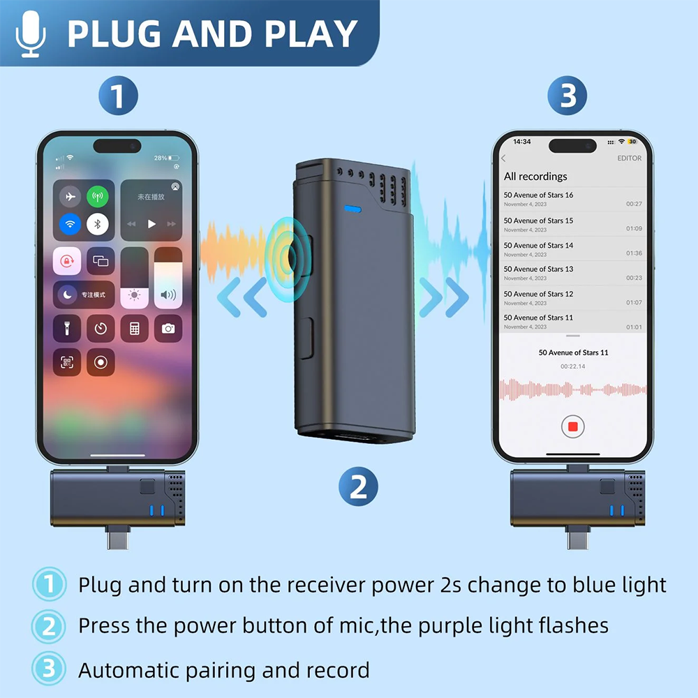 JMARY MW-16 2.4GHZ WIRELESS MICROPHONE FOR MOBILE AND CAMERA