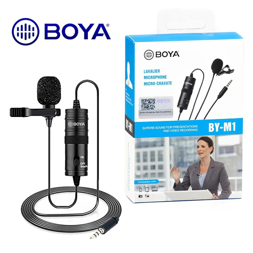BOYA BY-M1 ORIGINAL PROFESSIONAL COLLAR MICROPHONE