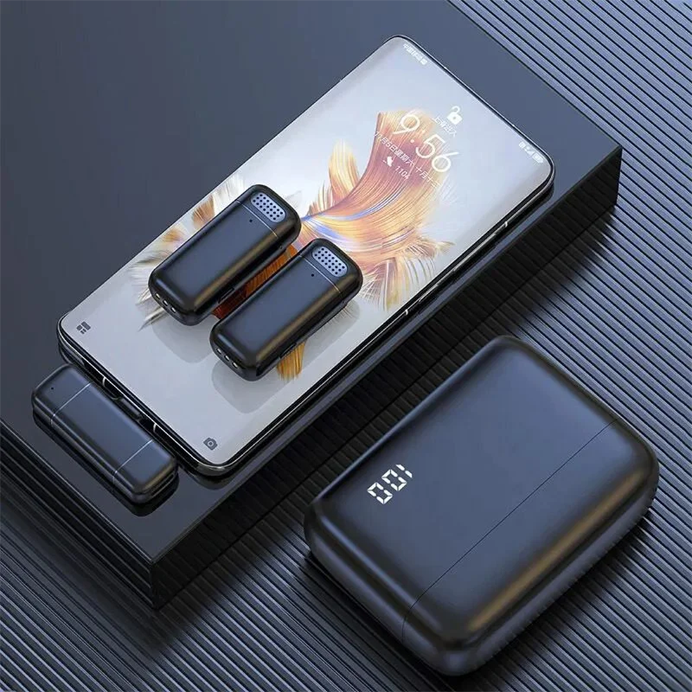 K13 Type-C ANC Dual Wireless Lavalier Microphone