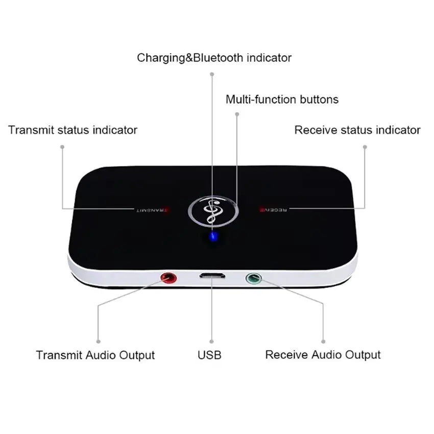 WIRELESS 2-IN-1 B6 AUDIO RECEIVER AND TRANSMITTER