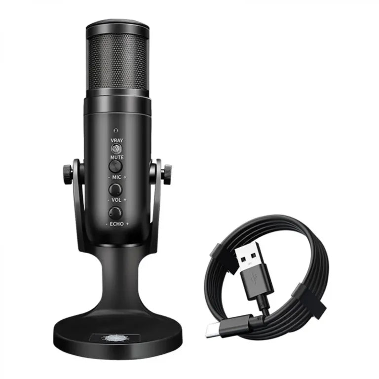 Jmary Mc-pw9 Rgb Professional Usb Microphone For Podcasting With Noise Reduction