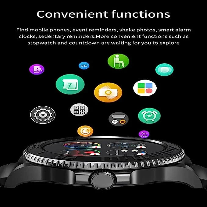RLX JS9 Sport Smart Watch Bracelet Heart Rate Blood Oxygen Bluetooth Call Message Reminder Full Function Nfc WITH Wearfit Pro APP