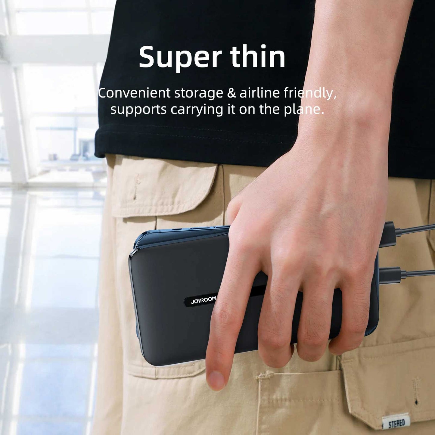 JOYROOM JR-T012 Power Bank 10000mAh Black