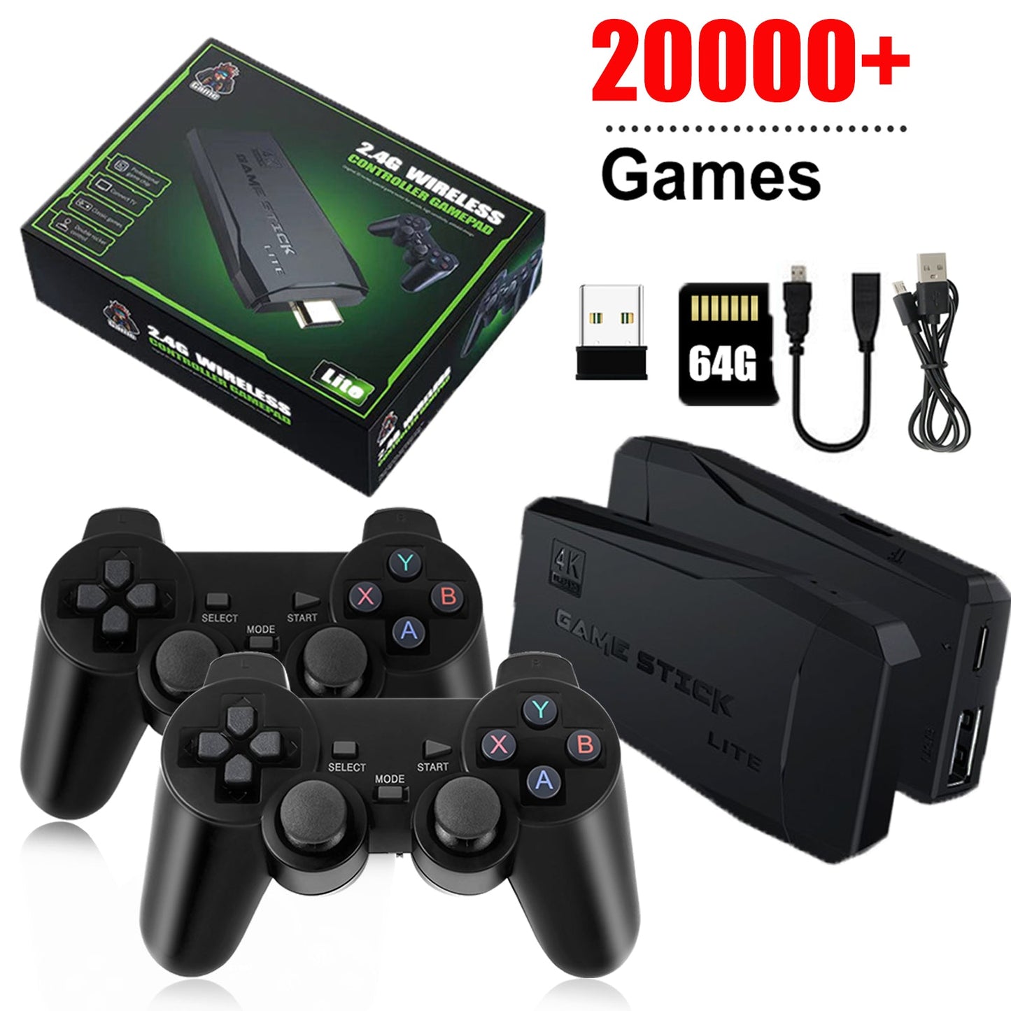 M8 64gb 4k With Takken 3 & 20000 Games Ic Mg99 Firmware M8g-v8.0 And Two Game Controllers Rk3228 Ram 256mb, Rom 128mb