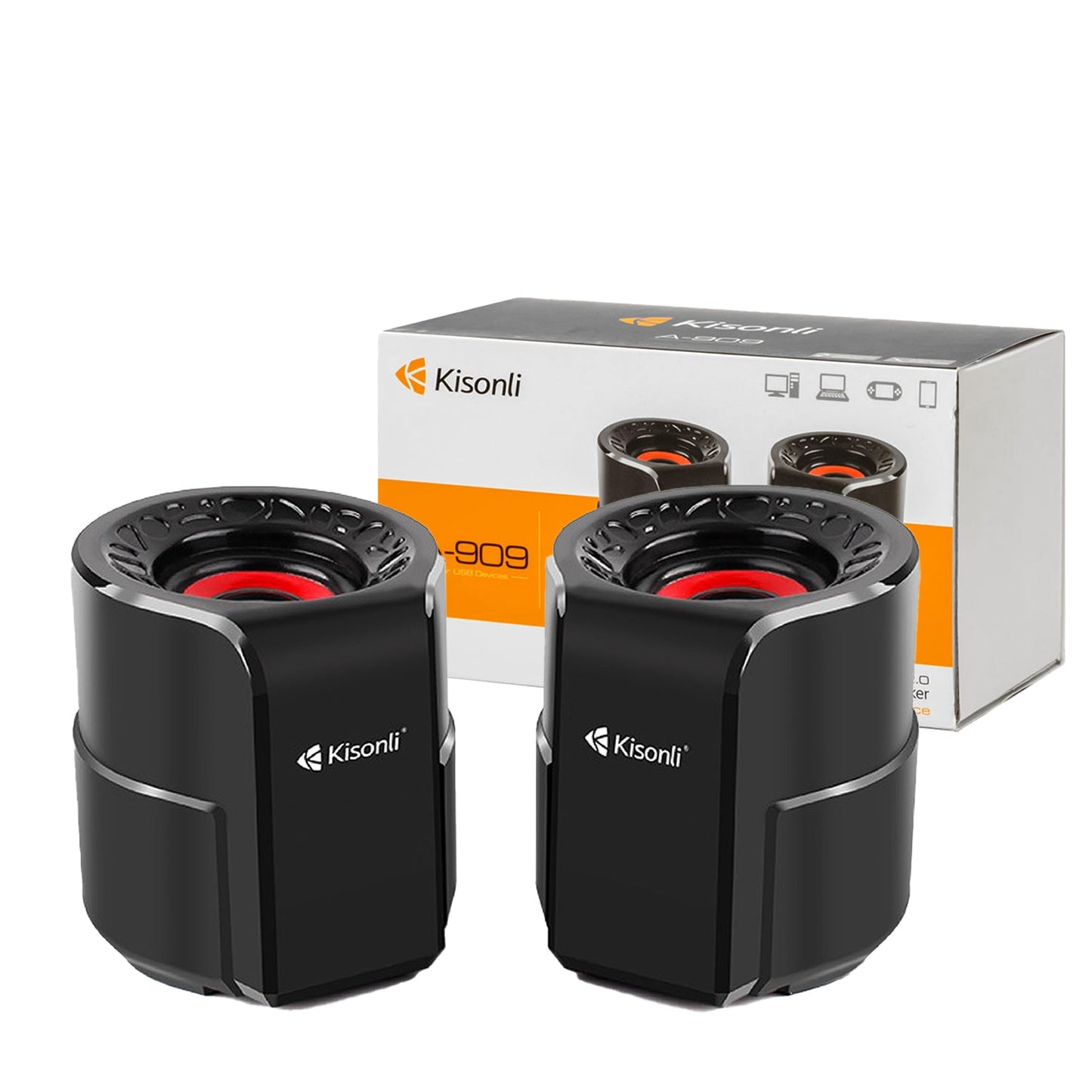 KISONLI A-909 PORTABLE COMPUTER MINI SPEAKER