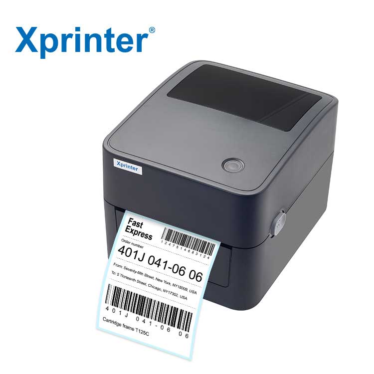 X PRINTER XP-410B 4 INCH THERMAL RECEIPT AND LABEL PRINTER WITH USB INTERFAC,152MM/S PRINTING SPEED BLACK COLOUR