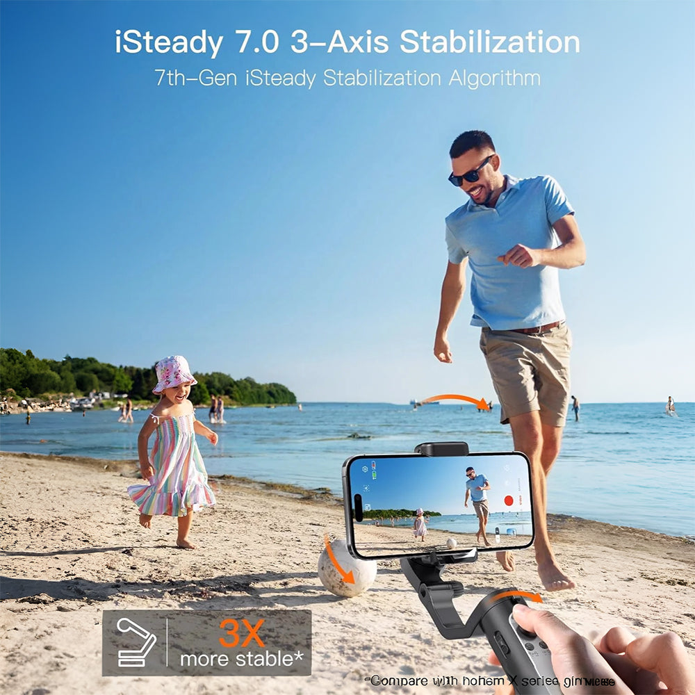 I STEADY XE 3 AXIS HANDHELD GIMBAL STABILIZER FOR SMARTPHONES-BLACK