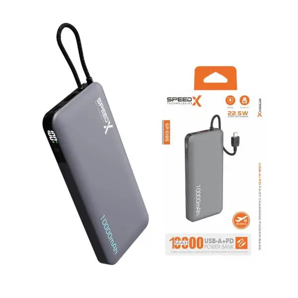 SPEEDX SP-S185 22.5W 10000MAH SUPER FAST CHARGING POWER BANK