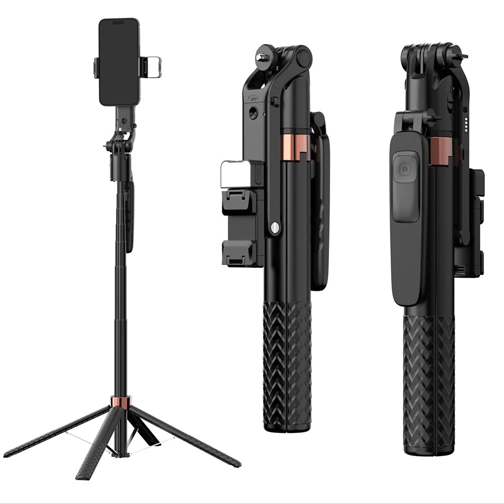 A101 GIMBLE EXTENDABLE AUTO FACE TRACKING AI INTELLIGENT WIRELESS REMOTE WITH FILL LIGHT