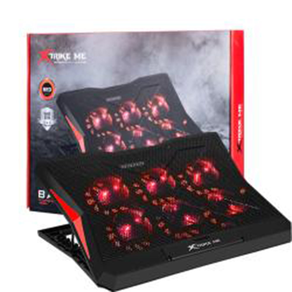 XTRIKE ME FN811 LAPTOP COOLING PAD 6 FANS 2 USB PORTS SUPPORT 17 INCH