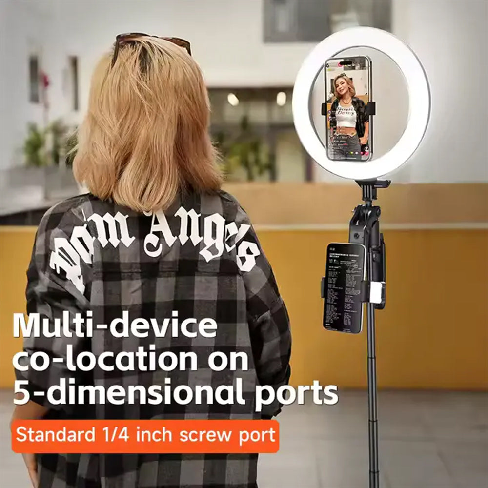 A101 GIMBLE EXTENDABLE AUTO FACE TRACKING AI INTELLIGENT WIRELESS REMOTE WITH FILL LIGHT