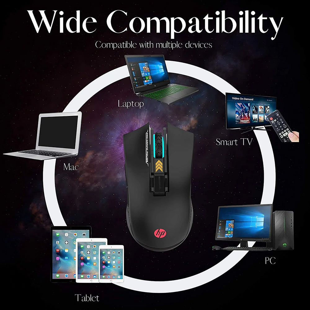 HP G360 DPI 6200 6 BUTTONS RGB WIRED GAMING MOUSE