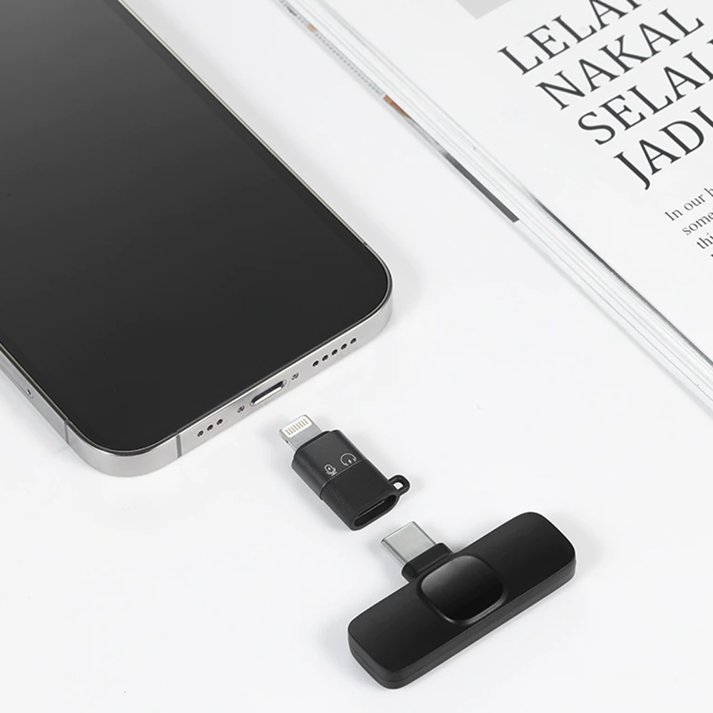 K9 Collar Wireless Microphone iPhone/Android & Type C Supported Wireless Microphone