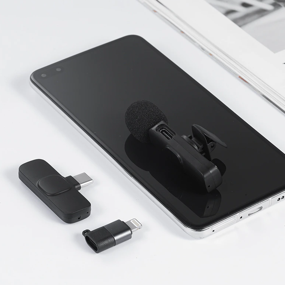 K9 Collar Wireless Microphone iPhone/Android & Type C Supported Wireless Microphone