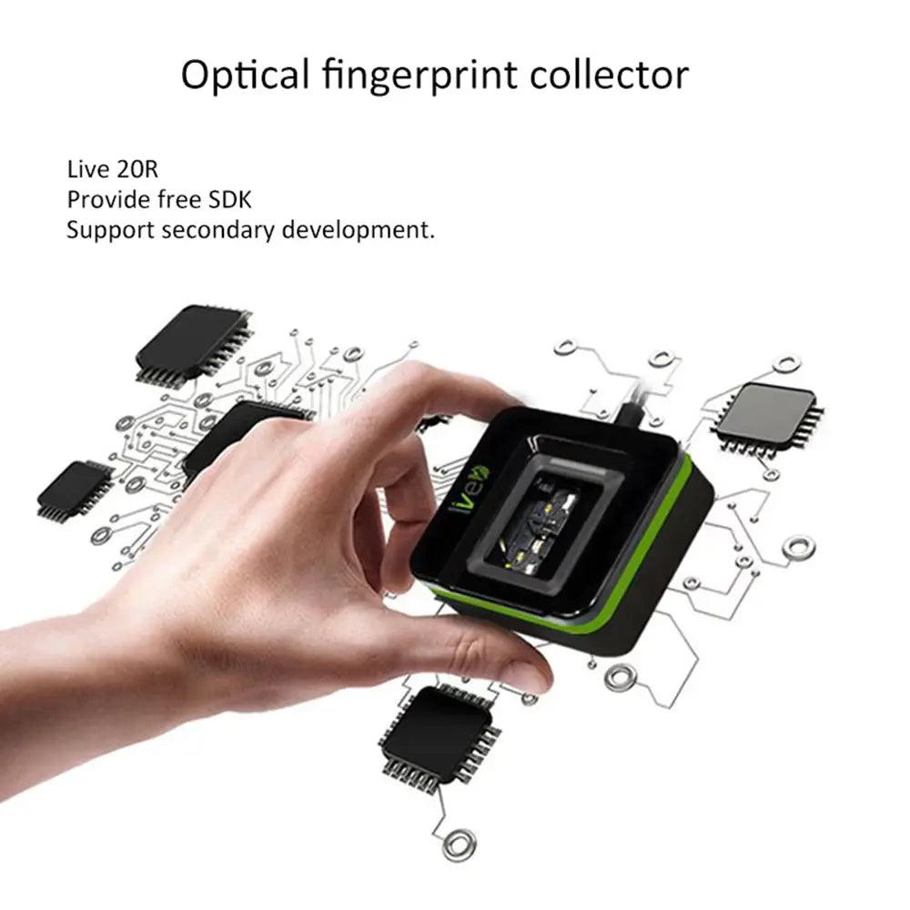 Zkt Live20r High Performance Fingerprint Reader System Supported (android, Ios, Window, Linux)