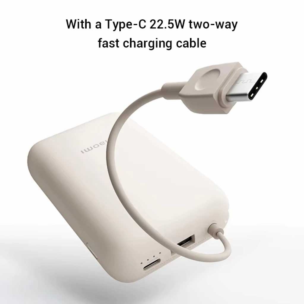 Mi Xiaomi Power Bank Pocket Edition 10000mAh 22.5W Light Coffee Colour