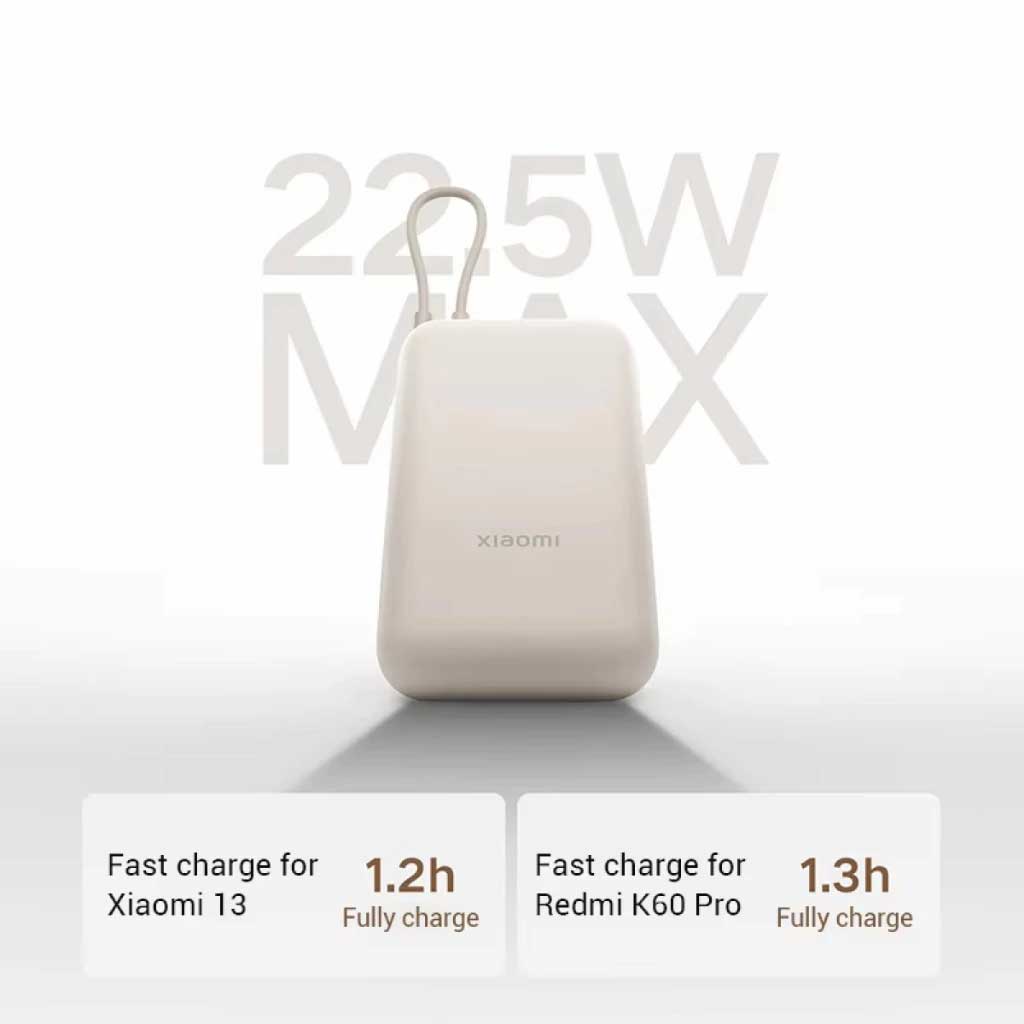 Mi Xiaomi Power Bank Pocket Edition 10000mAh 22.5W Light Coffee Colour